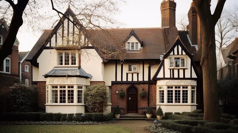 Desain Rumah Tudor Revival